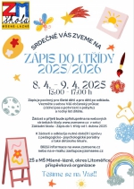 Zápis do 1.třídy ZŠ Mšené-lázně 